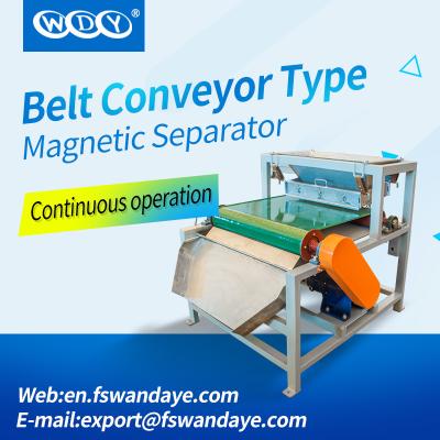 4- 10T 3 camadas separador de rolos magnéticos, equipamento de separação de metais 1.5KW para areia de feldspato areia de quartzo