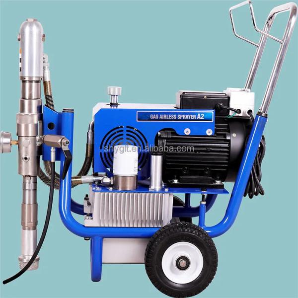 Blue Color Mix Paint Sprayer Fireproof Water-based Paint Dilutive Volatile Paint Coating Airless Spray Machine System