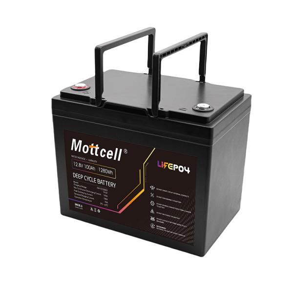 Long Life Li Ion Deep Cycle Lithium Battery 1000 Times Cycle 12.8V Nominal Voltage