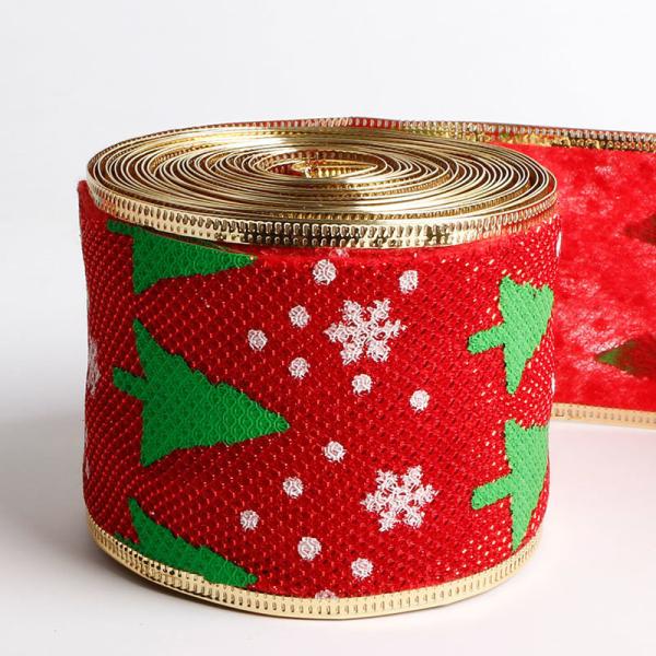 Faixa de Natal personalizada Fios de borracha de borracha de borracha de 50 mm Imprimir requisitos dos clientes