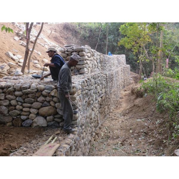 Тяжелые корзины утеса Габион на подпорные стенки датчик провода 3,0 до 6.0мм