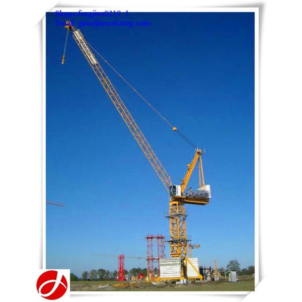 10t 50m boom luffing tower crane