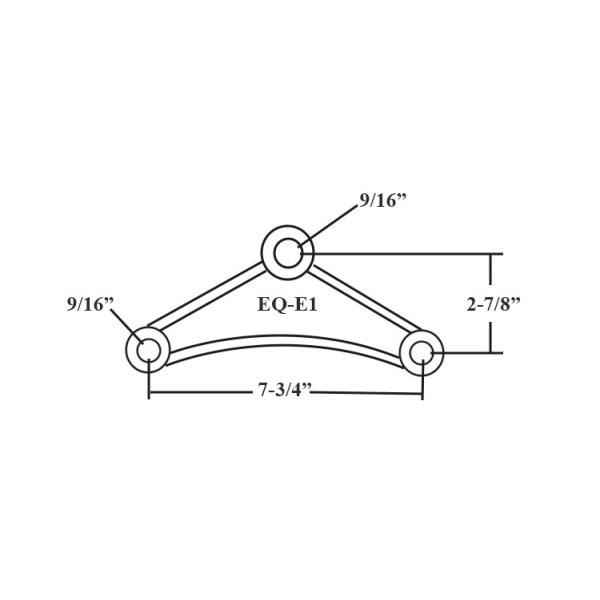 Ductile Iron 250 Trailer Spring Equalizer Trailer eq e1 Equalizer for Trailer Parts