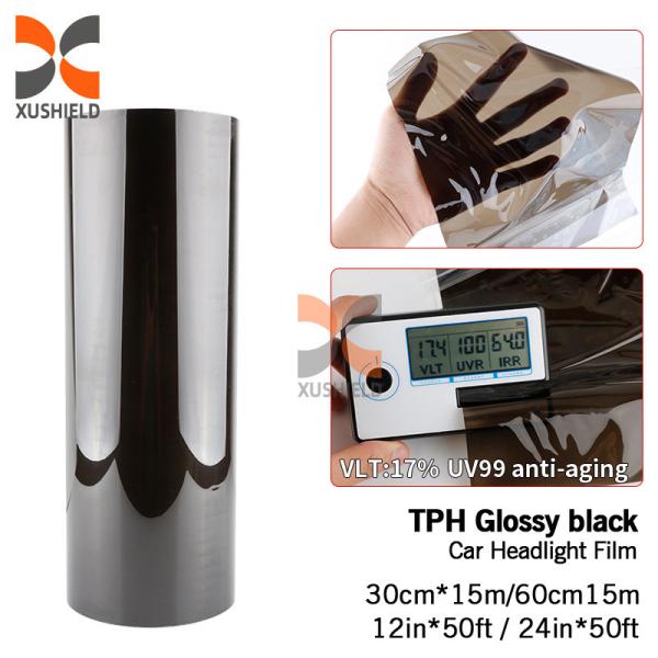Light Black Headlight Tint Film