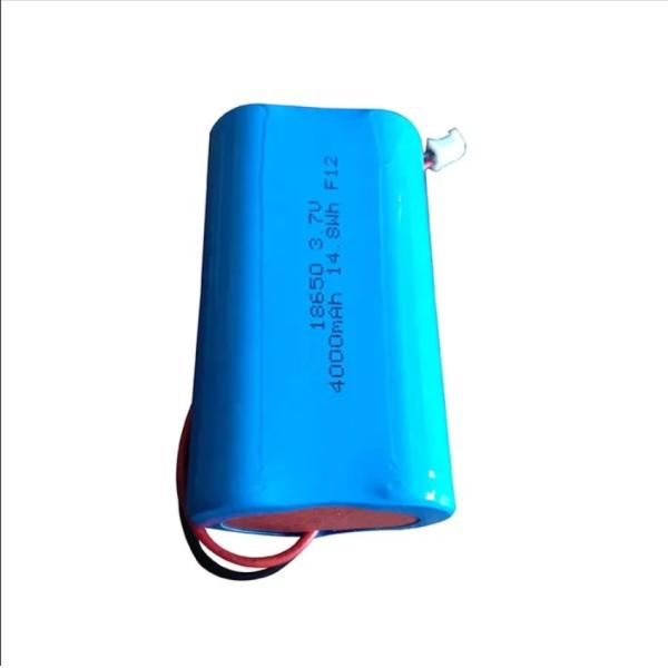 Cylindrical 18650 Lithium Battery 4000mAh 3.7V Rechargeable Battery for Power Tools and Electronics