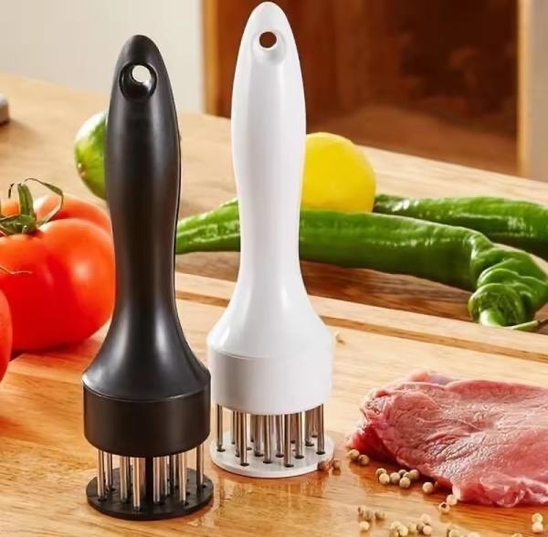 New Improved kitchen tool stainless steel Tender Meat Hammer Kitchen Tool Meat tenderizer loose meat needle