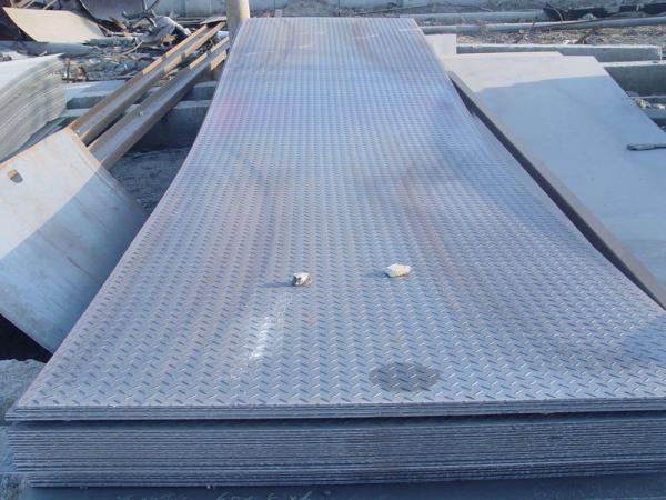 2348mm / custom cut Q195, Q235, Q345 Hot Rolled Coils / Sheet / Checkered Steel Plate