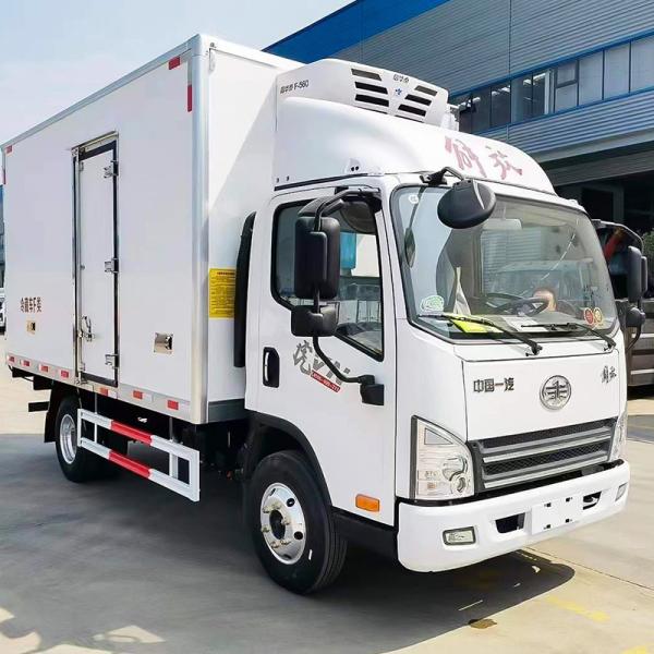 Box Dimensions L x W x H mm 4050x2100x2100 mm Seafood Refrigerated Transport Vehicle with 4.2m Wide Body and Euro 2 Emissions