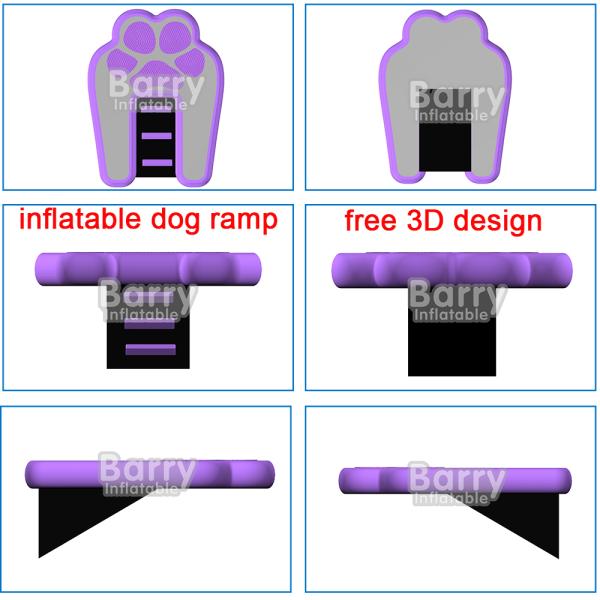 Надувная водная пандус собака надувная щенка планка собака плавающий плавающий пандус лестница для бассейна, дока и озера