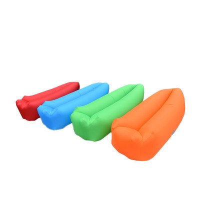 Custom Logo Inflatable Air Bed Sofa Lounger Couch Chair Bag Outdoor Camping Beach Inflatable Couch Sofa For Adult