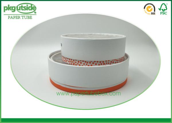 Cosmetics / Jewelry Cardboard Cylinder Packaging , Custom Cardboard Tube Packaging