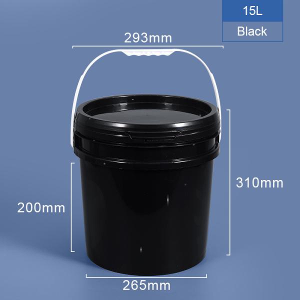 Recycled PP 15 Litre Bucket Party Favor Pails For Beverage Storage