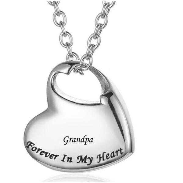 Gift Heart Locket Necklace Small Stainless Steel Jewelry for Picture Keepsake Pendant