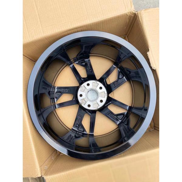 18 Inch ET46 5 Double Spoke Wheels , 66.5 Hole Rim For Audi