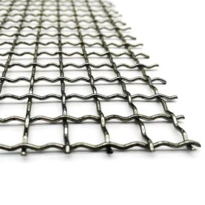 Crimped Wire Mesh Curved Metal Thread Weaving Crimped Woven Wire Mesh for Fence Sieve Screen