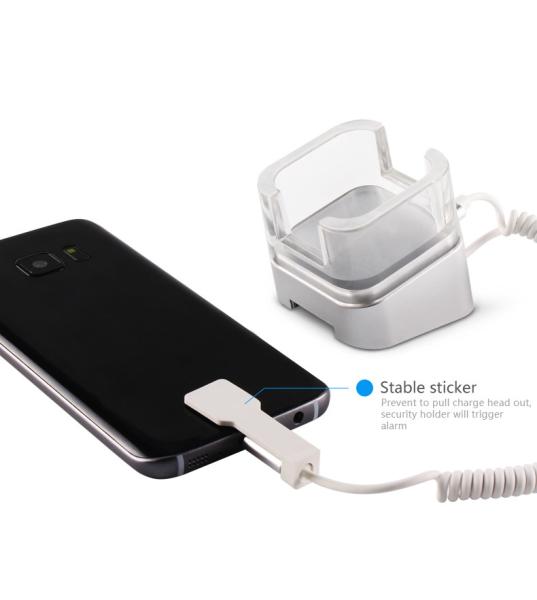COMER anti-theft lock retail security systems display telephone holder with alarm and charging
