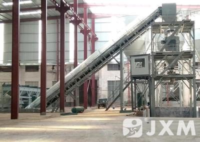 Ready Concrete Mixing Plant 50 Thousand Ton Dry Mortar Mixer Machine