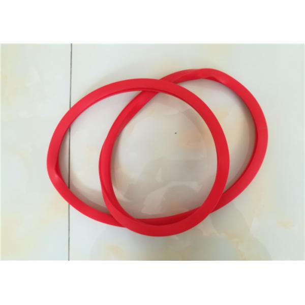 Waterproof Silicon Molded Rubber Parts , Silicone Rubber Seal Gasket Ring