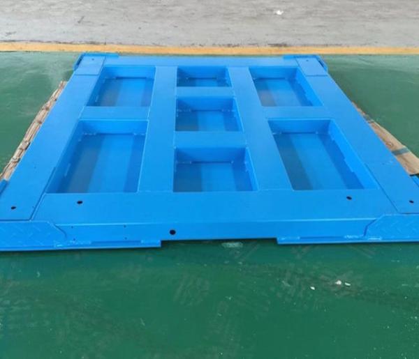 Commercial Large Freight Industrial Floor Weighing Scales 3000Kg 4x4m Carbon Steel