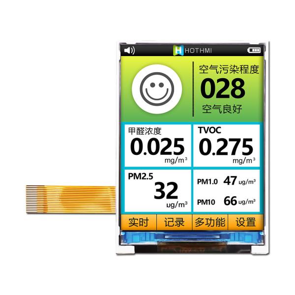 Multiscene 2,4 luminosité TFT-H024B12QVIFT8N15 de l'affichage 240x320 de TFT LCD intense