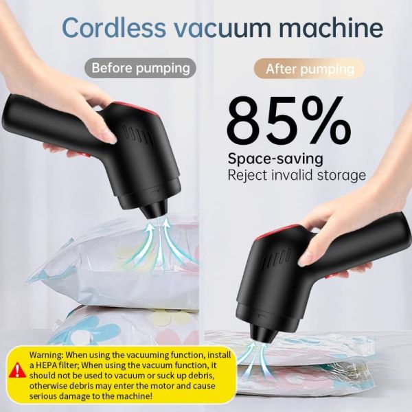 Compact 6500Pa Wireless Handheld Vacuum Cleaner For Car