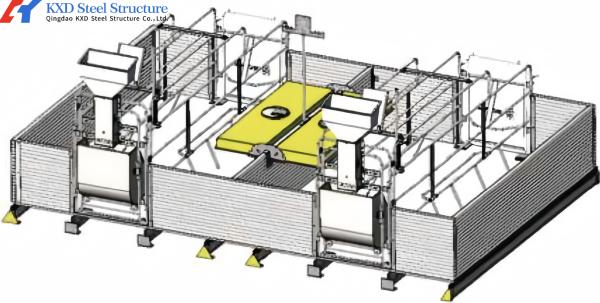 Piggery Equipment Pig Farming Crate System For Pig Shed Farm