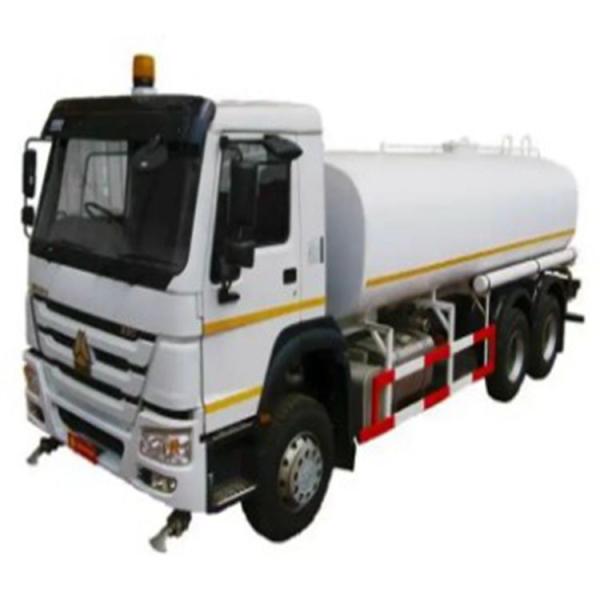 Stainless Steel Tank SINOTRUK Round Shape 6x4 8x4 LHD Milk Transport Truck With Sprinkler Equipment