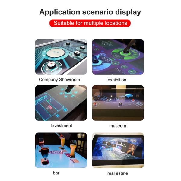 таблица Адвокатуры экрана касания андроида 43 дюймов взаимодействующая Multi, таблица опознавания объекта Smurfs