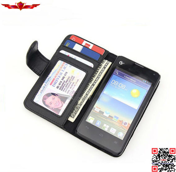 New Durable Dirtproof/Shockproof PU Flip Leather Cover Case For HUAWEI Ascend G630