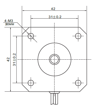 26W/52W/69W 42mm Brushless DC Motor 24V with permanent magnet brake 3phase BLDC motor