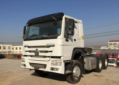White Heavy Duty Dump Truck 6X4 Sinotruck HOWO Tractor Head Trailer