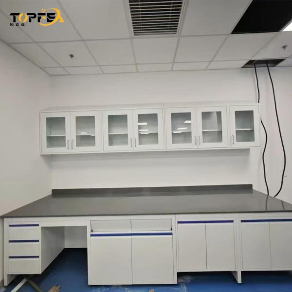 Floor Standing Laboratory Wall Bench High Durability for Pharmaceutical Industry
