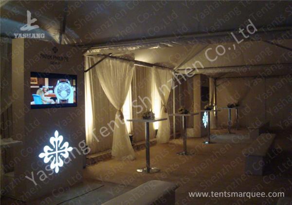 20M by 20M Aluminum Profile Outdoor Event Tent with Transparent Glass Wall