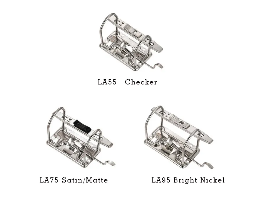 Clip para portapapeles con palanca de 2 pulgadas, clip plateado resistente, resistente al óxido