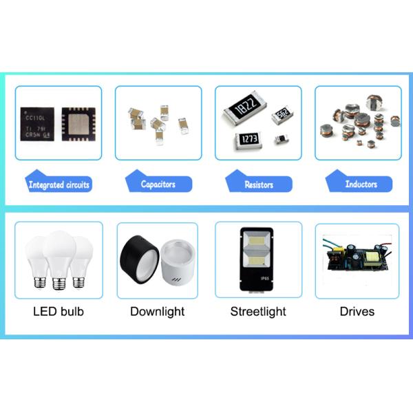 bulbos del CCC de la máquina de la selección y del lugar del PWB 60000CPH de 6m m que hacen la máquina