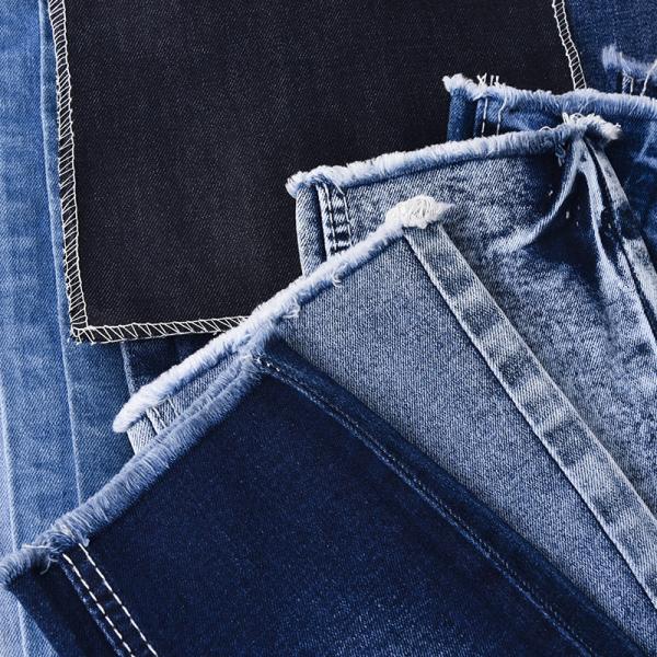 Tissus en coton résistant au rétrécissement SPANDEX DENIM QY036 10 oz