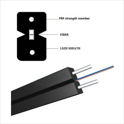 2 cabo de fibra ótica interno coaxial do núcleo FTTH 3000N para ODF