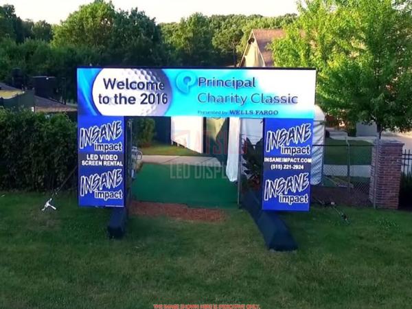 P5.95mm Outdoor LED Display Event Rents Large Outdoor Stage Backdrop Screen Wall