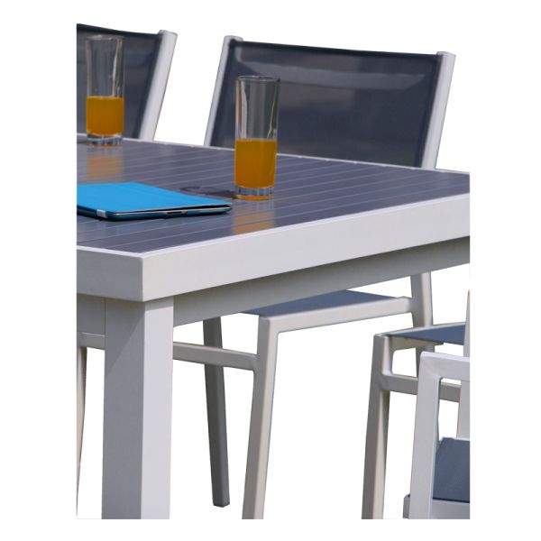 HIFINE HFS-0416 Aluminum Outdoor Dining Garden Patio Furniture Set