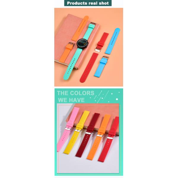 Unisex съемная пряжка нержавеющей стали ремешка для часов TPU резиновая