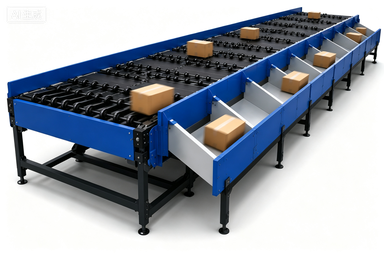 150m/Min Pivot Wheel Sorter For Automated Warehouse Parcel Sorting
