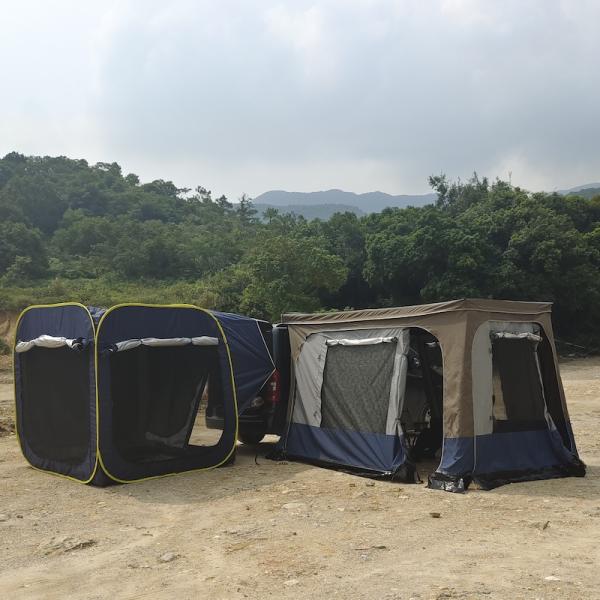 Тент 200D PU2000MM 2,5 x 3 x 2M на открытом воздухе водоустойчивого шатра стороны автомобиля Оксфорда автоматический