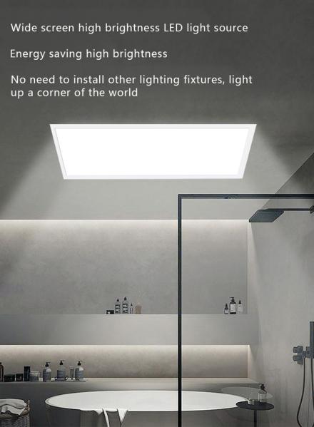 Panel de luz LED retroiluminada cuadrada de 36w 300x600mm para edificios de oficinas comerciales
