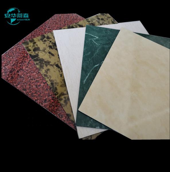 1220mm Wide Marble Grain PE Coated Aluminum Composite Panel ACP For Exterior Facade