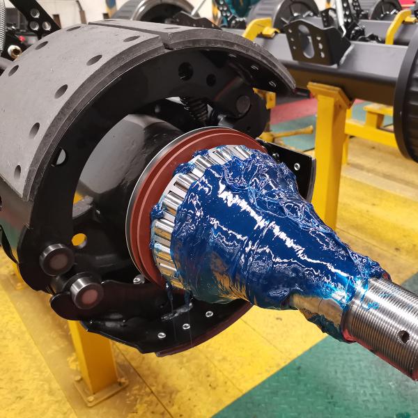 Американский Fuwa тип 2205MM Прицеп запасной части квадратный внутренний барабанная ось с 1850 мм рельс