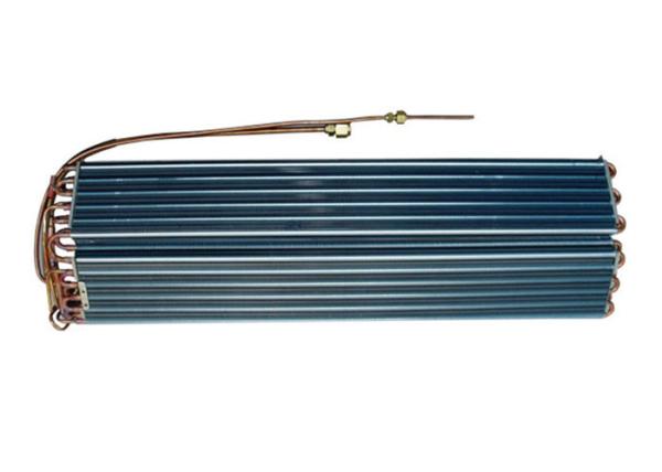 Copper Aluminum 1.5mm Finned Tube Evaporator For Household Air Conditioner