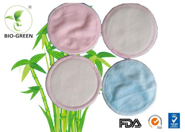 Round Organic Bamboo Breast Pads Absorb Microfiber Materials Founded