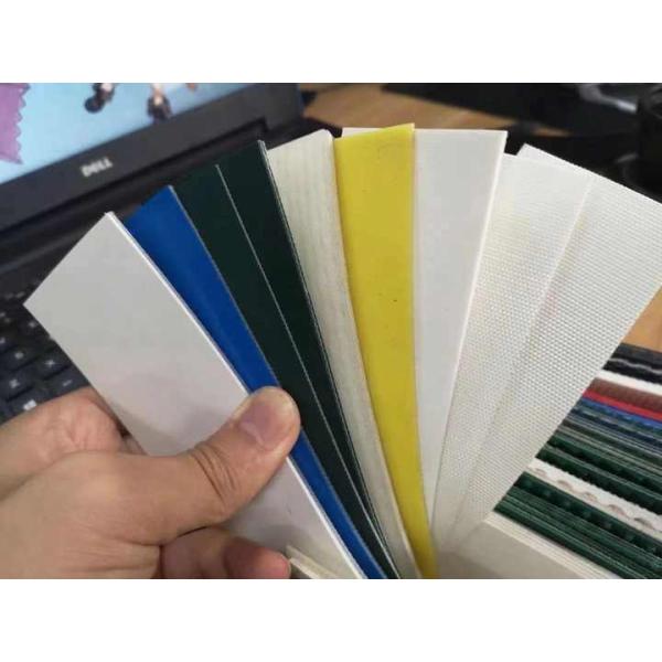 PVC Green Conveyor Belt for Tobacco Food Logistics 4 Ply