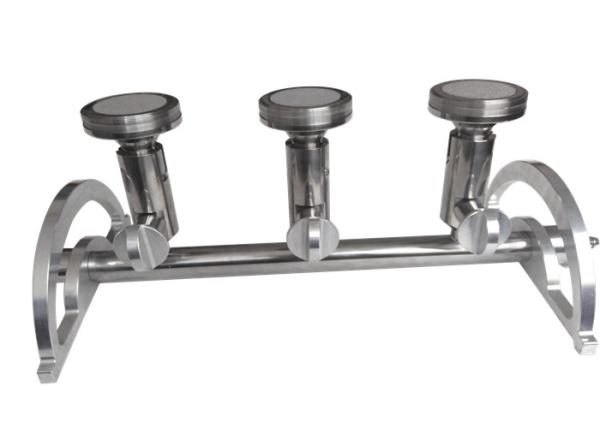 304 SS Vacuum Filter Manifold 60mm Filter Membrane Mirror Surface For Microbial Analysis