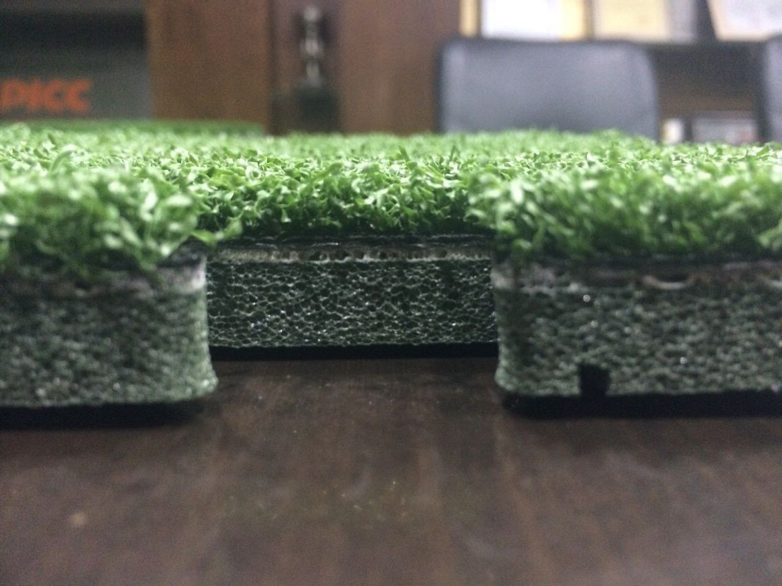 Easy to install Yellow , Blue Indoor Synthetic Grass Carpet High Density 16800 For Home